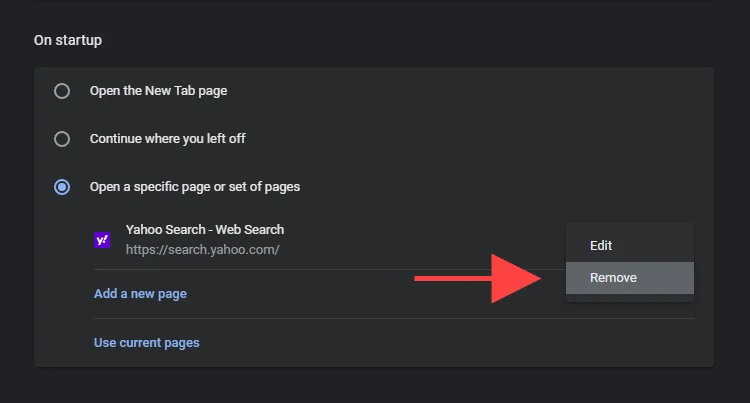 Cum să scapi de Yahoo Search în Chrome