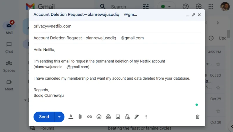 Netflix 계정을 삭제하는 방법
