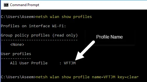 Cum să vizualizați parolele WiFi salvate pe Windows 7, 8 și 10