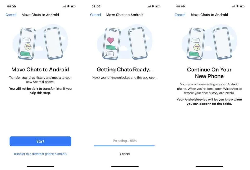 Bagaimana untuk Memindahkan Sejarah Sembang WhatsApp dari iPhone ke Android