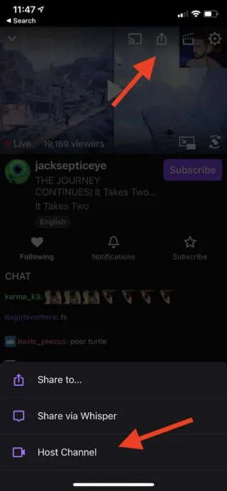 Comment héberger sur Twitch