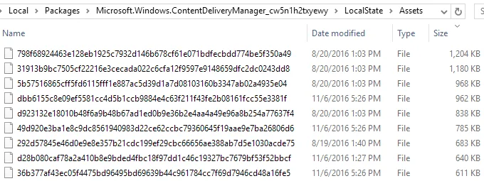 Cum se descarcă Windows 10 Imagini de ecran de blocare/reflectare