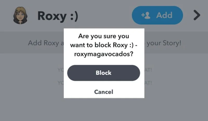 Ce se întâmplă când blochezi pe cineva pe Snapchat