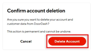 Cum să eliminați cardurile de plată din DoorDash
