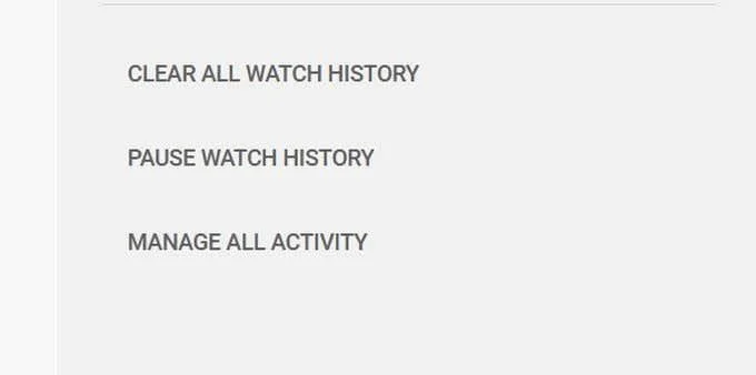 Cara Memadamkan Sejarah dan Aktiviti Carian YouTube