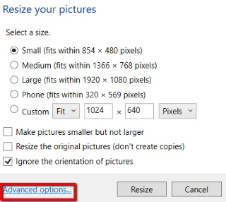 Cara Mengubah Saiz Foto Pukal Menggunakan Windows 10