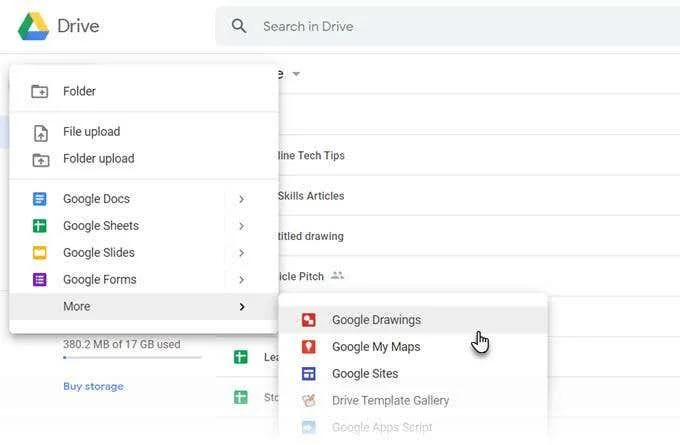 Cara Membuat Kad Perniagaan di Google Drive