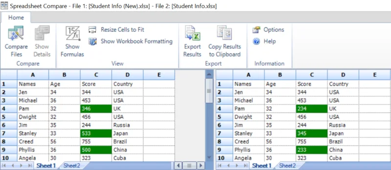 Cara Membandingkan Dua Fail Excel dan Serlahkan Perbezaannya