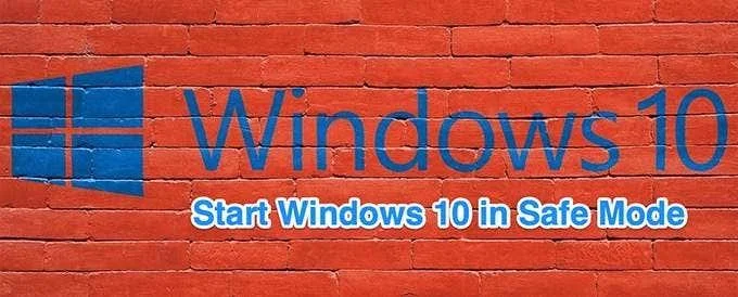 Cum să porniți Windows 10 în modul sigur