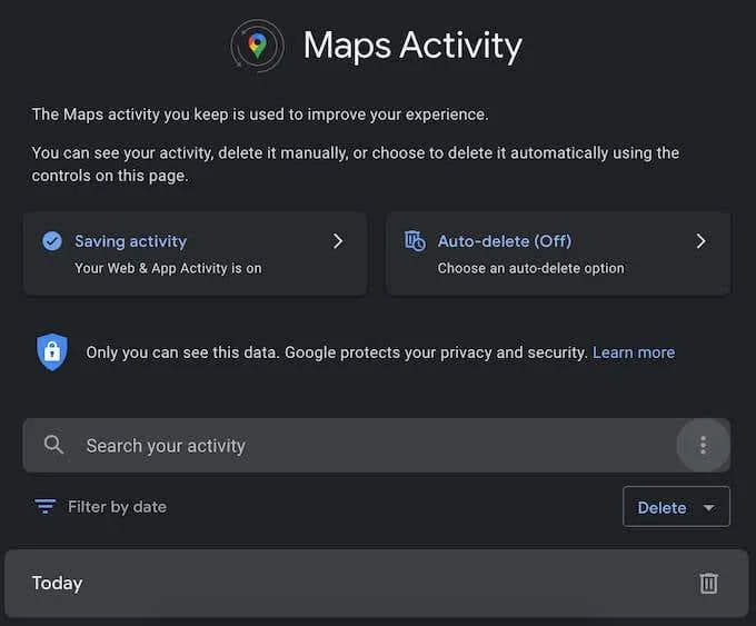 Cara Melihat Sejarah Carian Peta Google Anda