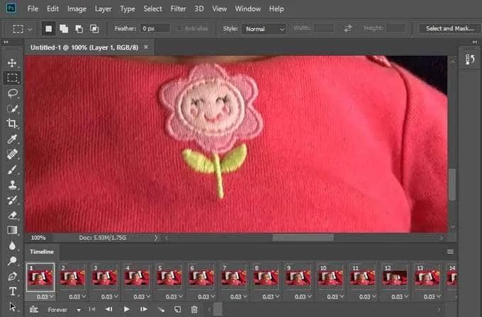 Cara Membuat GIF daripada Video menggunakan Photoshop CC