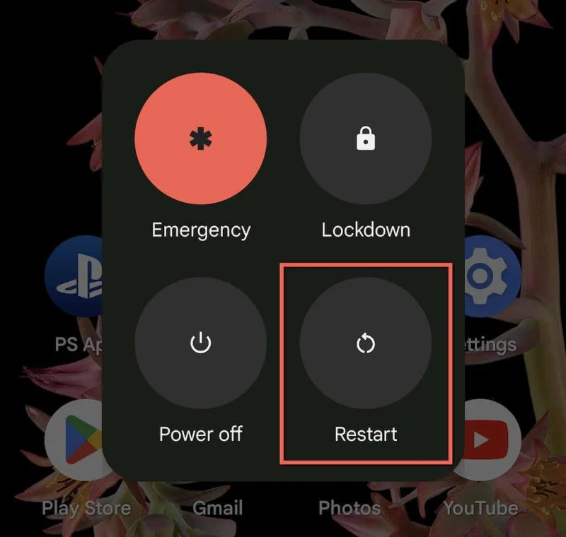 Reporniți telefonul Android