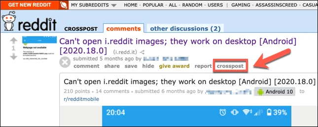 Reddit에서 교차 게시하는 방법