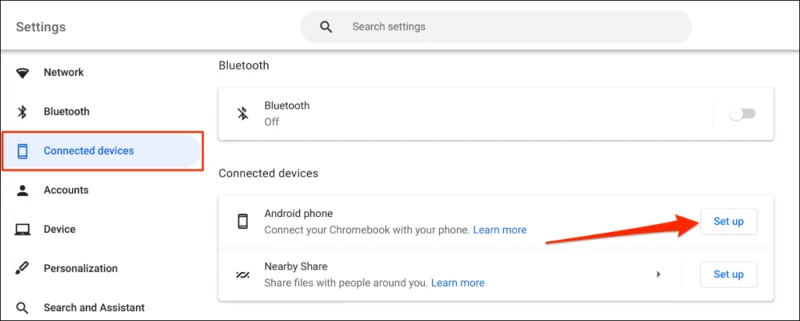 Cum să conectați un telefon la Chromebook folosind Phone Hub