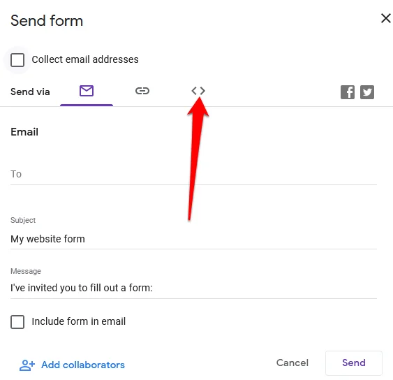 Cara Membenamkan Borang Google di Tapak Web Anda