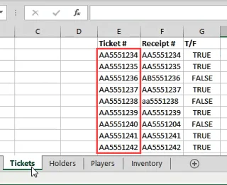 Cara Mencari Nilai Padanan dalam Excel