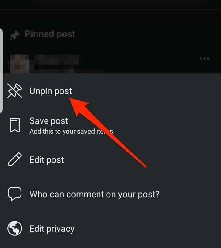 Cum să fixați o postare pe Facebook