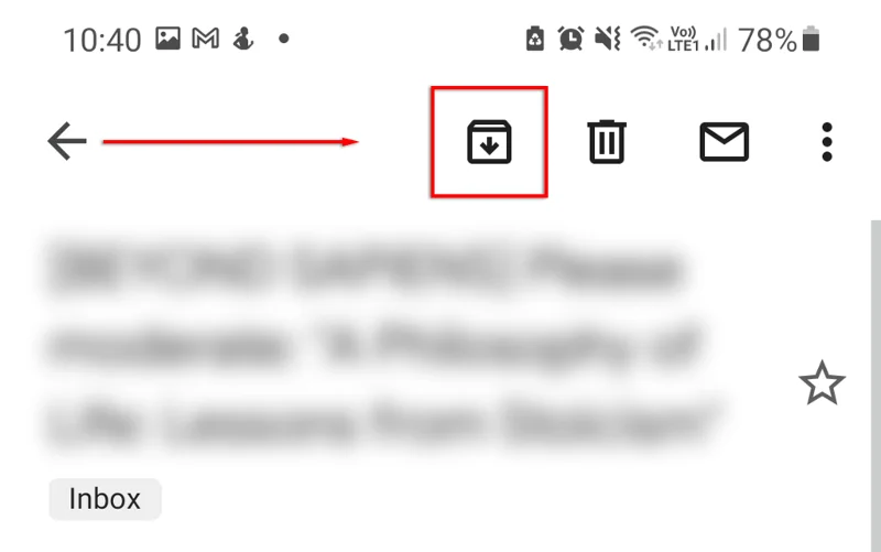Cara Arkib dalam Gmail Berfungsi