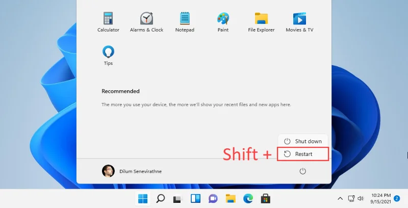 Cum să pornești în Windows 11/10 Opțiuni de recuperare a sistemului