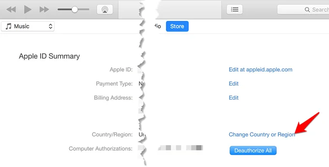 Cum să comutați contul iTunes App Store într-o altă țară