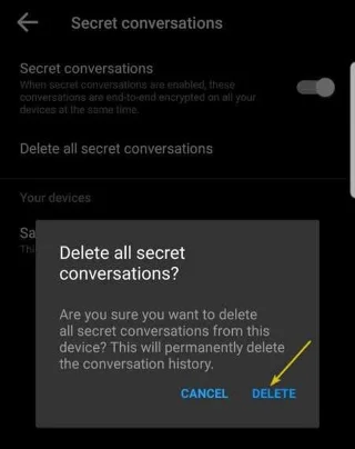 Comment envoyer des messages d'autodestruction dans Facebook Messenger