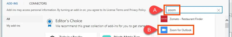 Cum să adăugați Zoom la Microsoft Outlook prin intermediul programului de completare