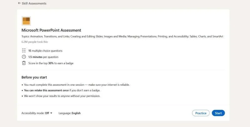 Cum să faci evaluări de competențe LinkedIn pentru a-ți îmbunătăți profilul