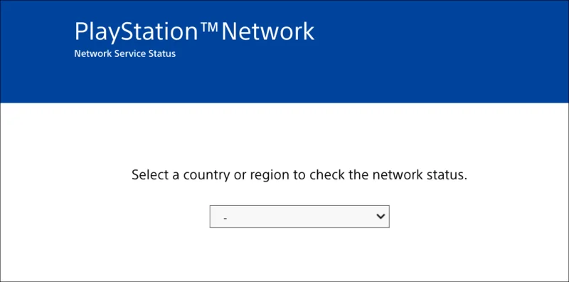 Statut du PlayStation Network