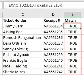 Cara Mencari Nilai Padanan dalam Excel