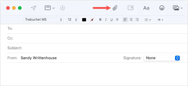 Cum să atașați un folder la un e-mail