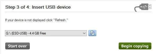 Descărcați legal Windows 10, 8, 7 și instalați de pe unitatea flash USB