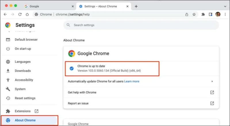 Apakah Versi Google Chrome yang Saya Ada?