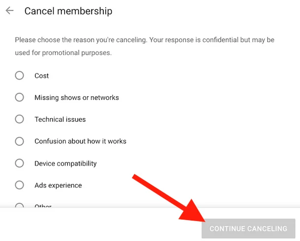 Cum să anulați sau să întrerupeți abonamentul YouTube TV