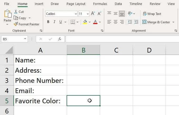 Cara Membuat Senarai Jatuh Bawah dalam Excel