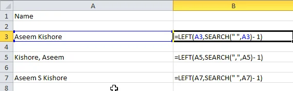 Bagaimana Mengasingkan Nama Pertama dan Nama Akhir dalam Excel