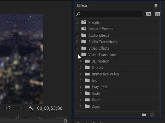 Cum să adăugați tranziții în Adobe Premiere Pro