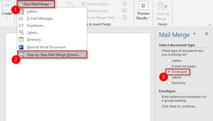 So verwenden Sie den Seriendruck in Word zum Erstellen von Briefen, Etiketten und Umschlägen