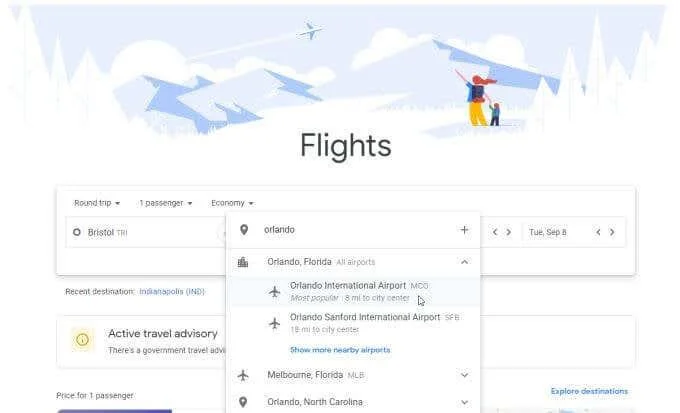 Cum să utilizați Google Flights
