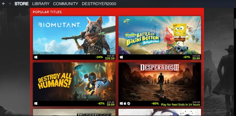 GOG vs Steam : quelles sont les différences ?