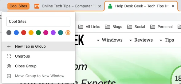 Cum să utilizați grupurile de file în Google Chrome