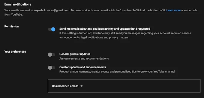 Cara Mematikan dan Mengurus Pemberitahuan YouTube