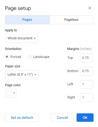 Cara Membuat Brosur atau Risalah dalam Dokumen Google