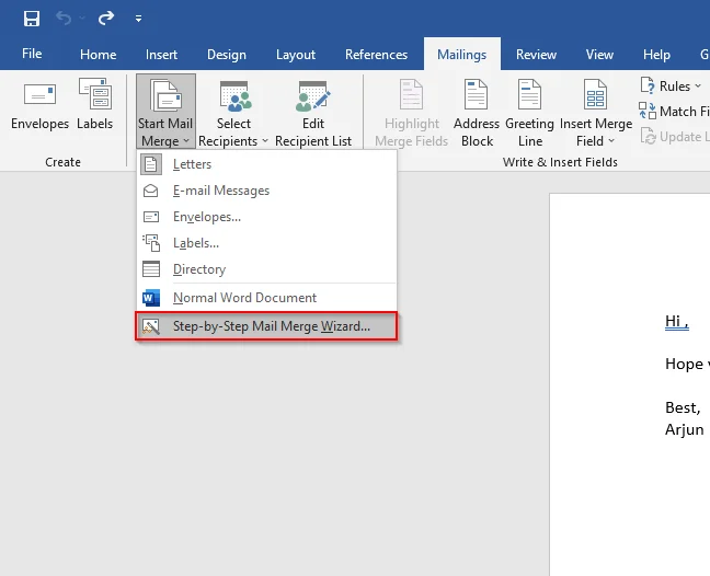 So verwenden Sie den Seriendruck in Word zum Erstellen von Briefen, Etiketten und Umschlägen