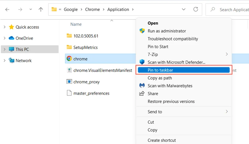 Cum să adăugați comenzi rapide în bara de activități Windows