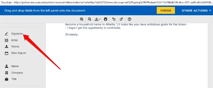 Cara Memasukkan Tandatangan dalam Dokumen Microsoft Word