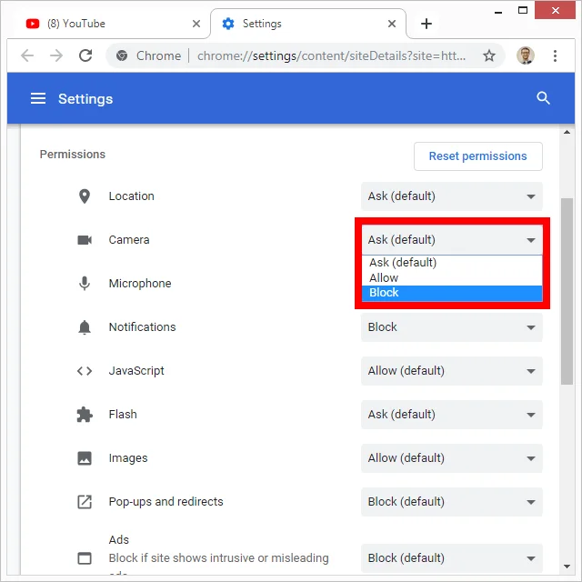Cum să blocați accesul la cameră și microfon în fiecare browser major