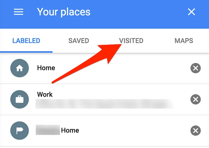 Jak wyświetlić historię lokalizacji w Mapach Google
