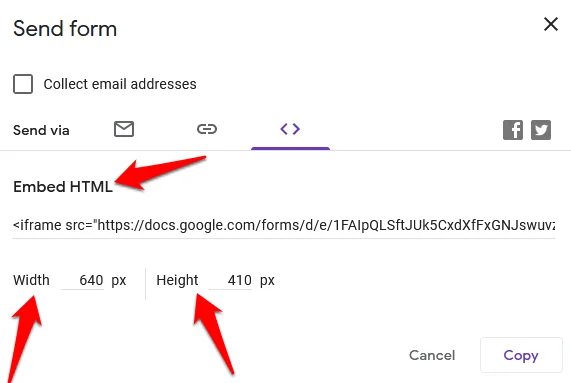 Cara Membenamkan Borang Google di Tapak Web Anda
