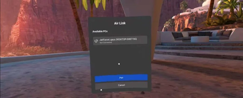 Cara Menyediakan Pautan Udara pada Oculus Quest 2