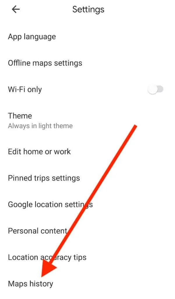 Cara Melihat Sejarah Carian Peta Google Anda